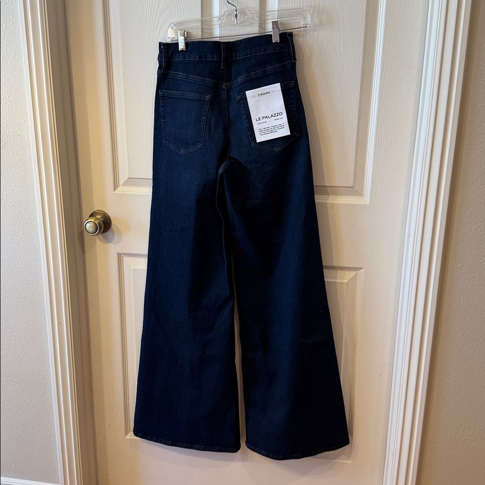 Frame Le Palazzo Denim Wide-Leg Flare Jeans Sz 29.  NWT. Box37 - Picture 4 of 8